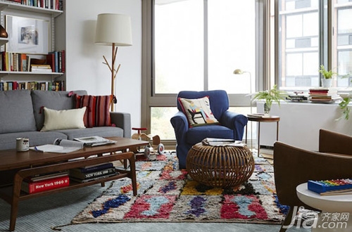 家装最新流行趋势：叠放地毯的五种装饰技巧