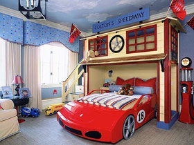 创意男孩房 15款汽车儿童床设计图