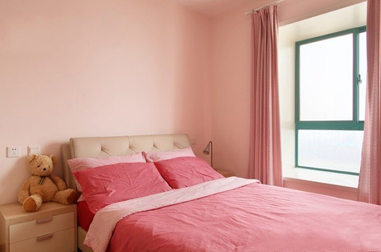 浪漫少女情怀 16款粉色卧室背景墙效果图