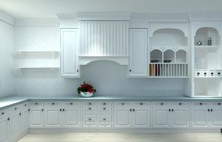 18张白色橱柜设计图 帮你打造素雅厨房
