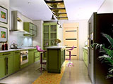 打造小清新厨房 15张彩色橱柜设计图