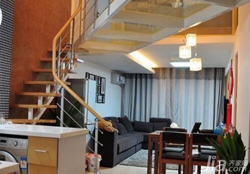 loft公寓设计 小空间设计出大宅风范