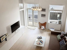 现代简约风格 简洁白色 80平二居室loft清爽设计
