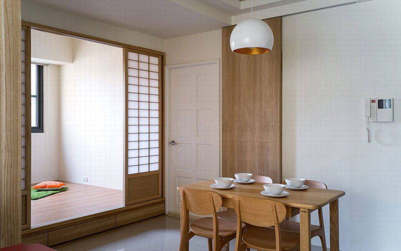 ,70平米装修,日式风格,二居室装修,温馨