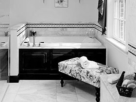 黑白基色的魅力 12個黑白色衛浴設計