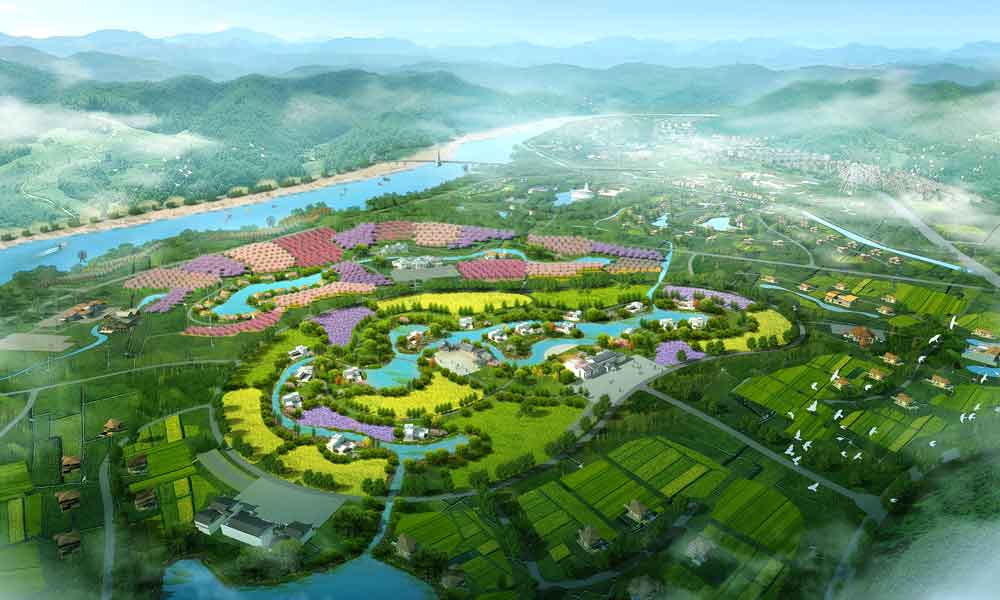 绿色公园设计效果图案例