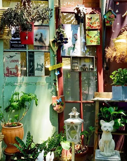 花园,露台花园,