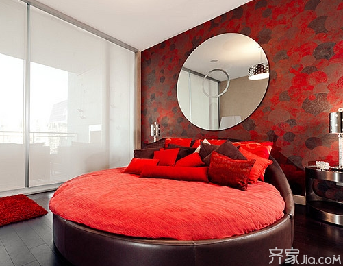 喜庆与浪漫兼具  38个婚房卧室设计案例
