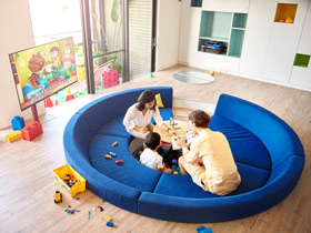 童趣樂園繽紛家 90平樂高公寓裝修圖