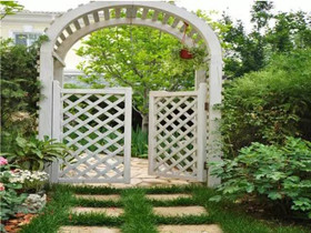 别墅花园装修效果图 别墅花园让家充满自然的气息