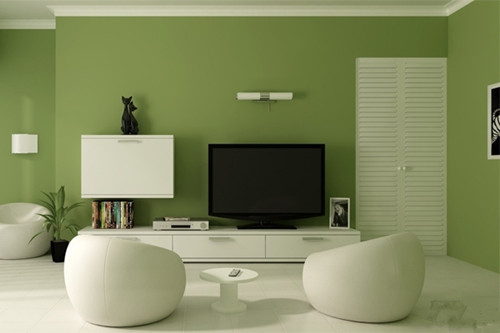 现代简约电视背景墙效果图 电视墙造型简单大方