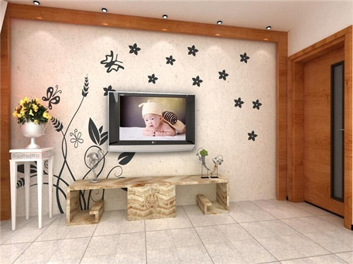 小客厅背景墙效果图  缔造精美的电视背景墙