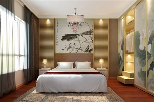 中式卧室装修效果图 新中式卧室设计案例