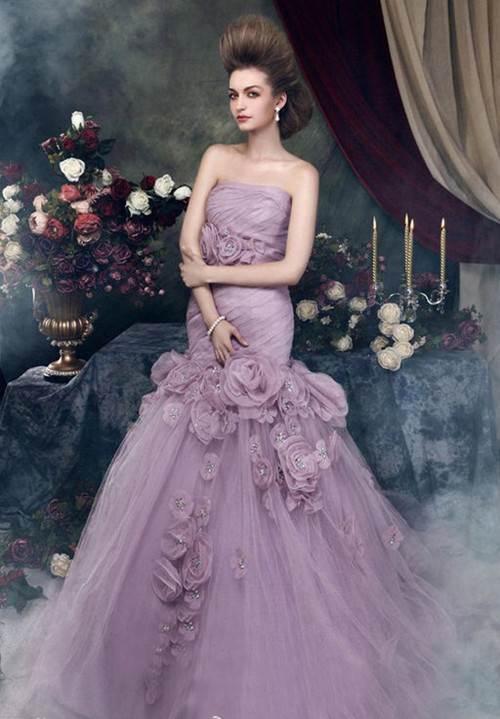 紫色婚纱照片欣赏(2)