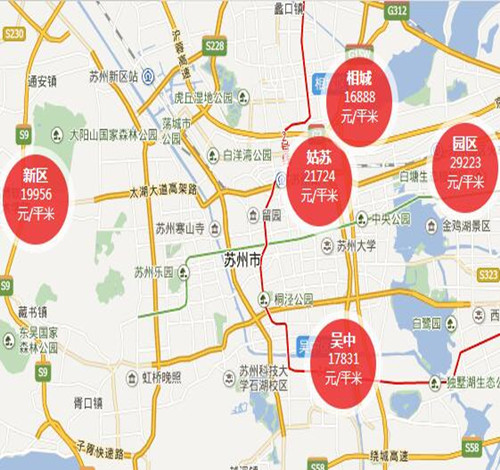 2017苏州相城房价走势图苏州买小户型也讲究大智慧