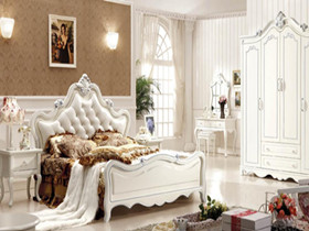白色欧式家具保养  白色实木家具风格