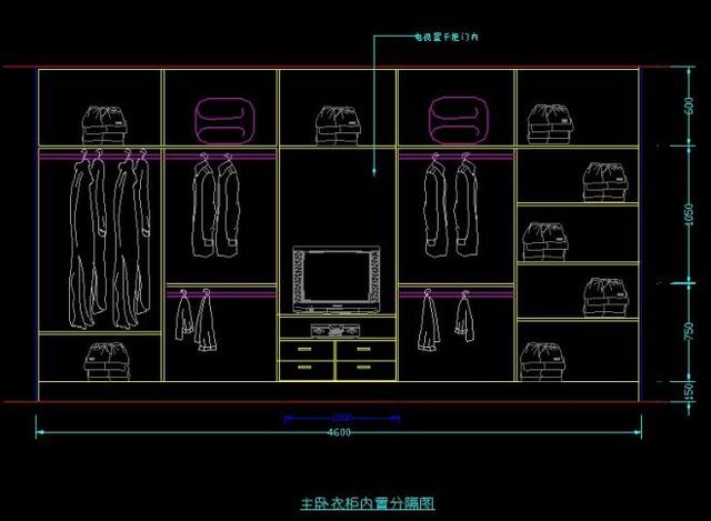 超实用衣柜内部结构设计图