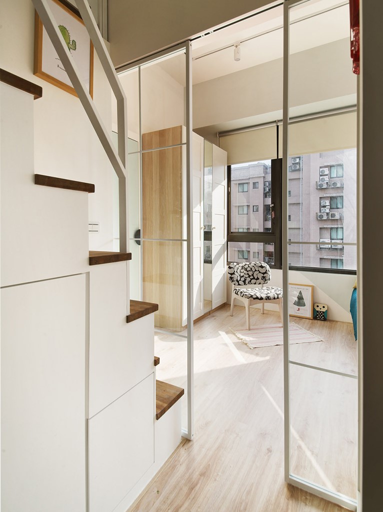 公寓装修,40平米装修,5-10万装修,北欧风格,白色