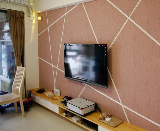 硅藻泥电视背景墙装饰