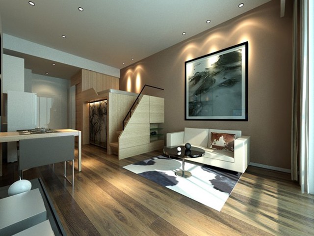 50平米工业复式装修效果图,loft单身公寓装修案例效果