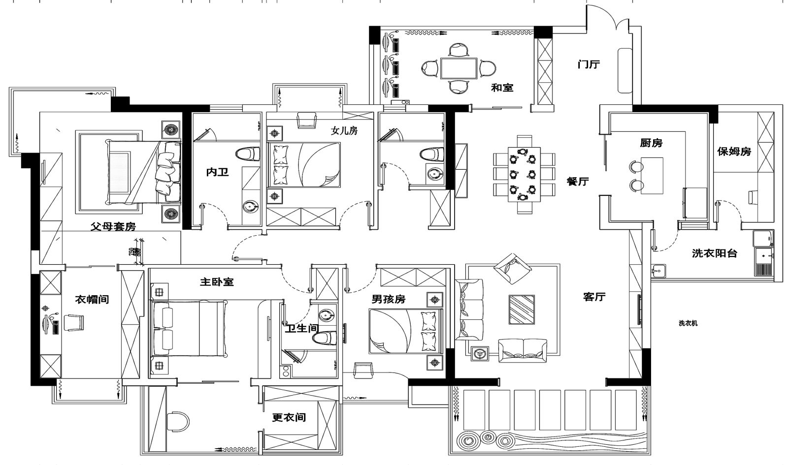 东南亚-6居室大平层