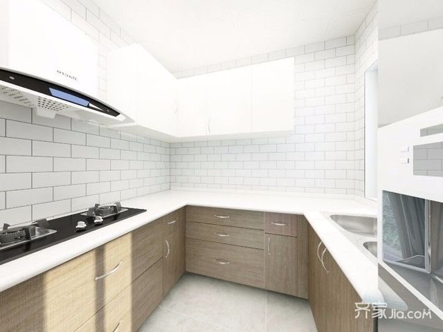 小户型宜家风格一居厨房装修效果图3/5