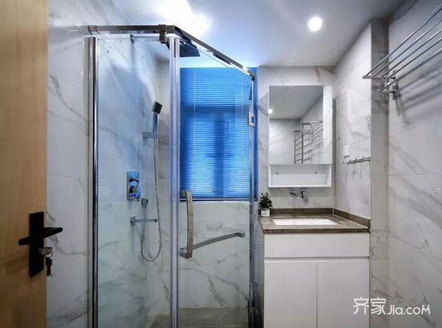 简约北欧风二居装修卫生间效果图3/5