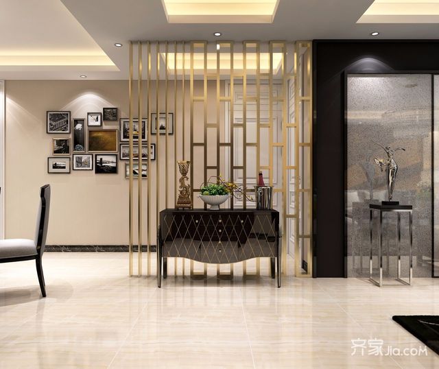 现代简约两居室玄关装修效果图4/5