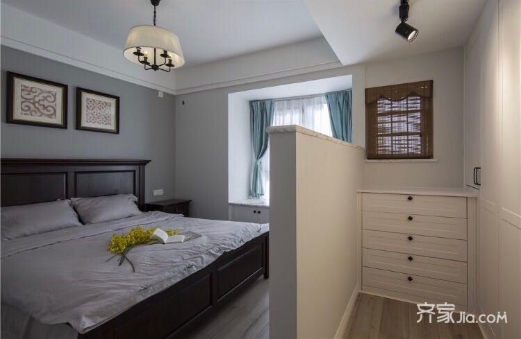 小户型装修,3万-5万装修,二居室装修,70平米装修,简约风格,卧室,隔断,白色