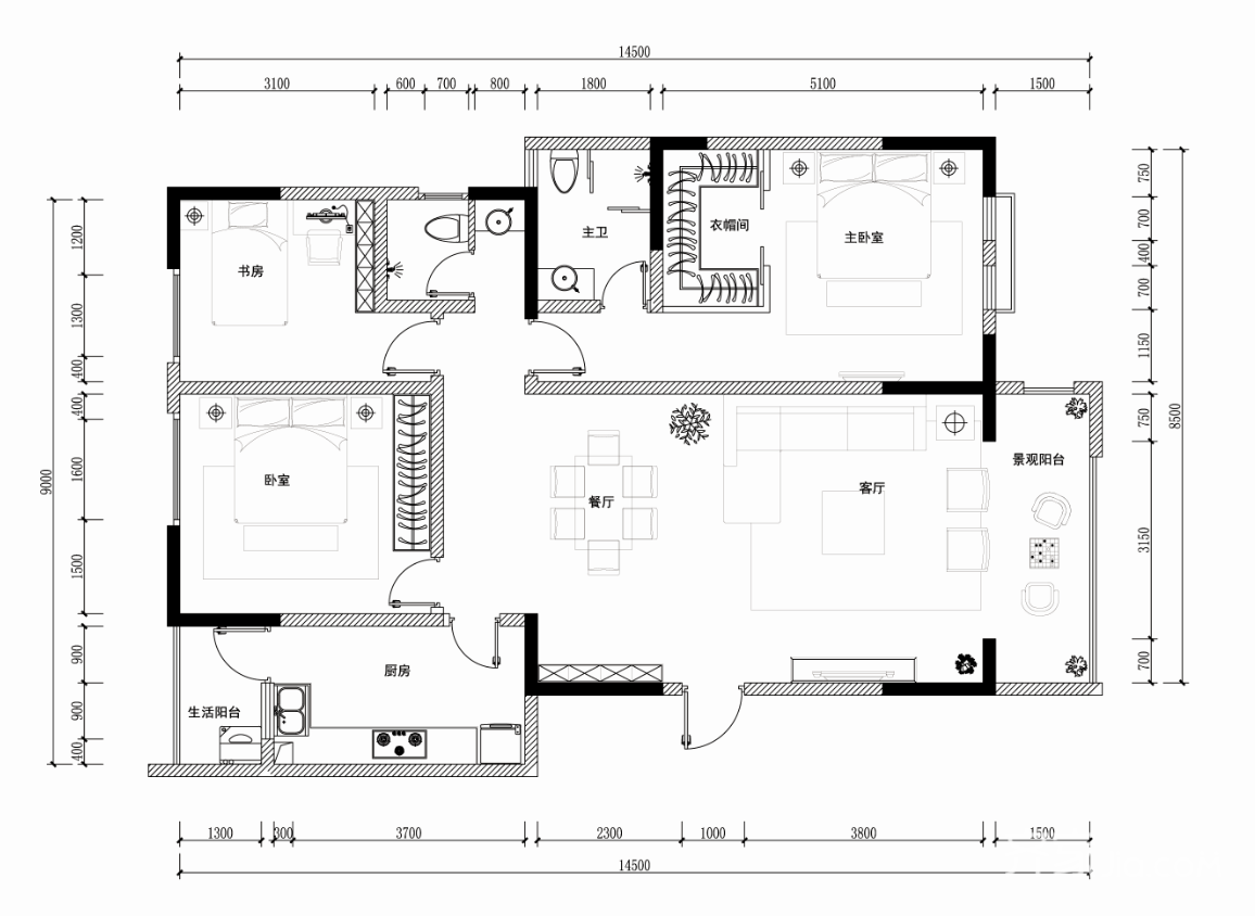 全屋户型图