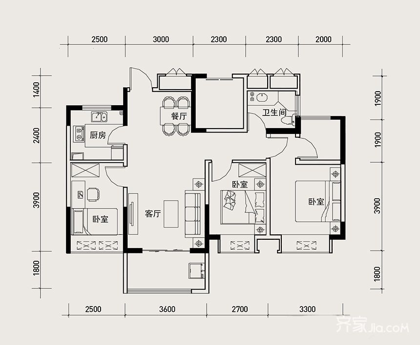 全屋户型图