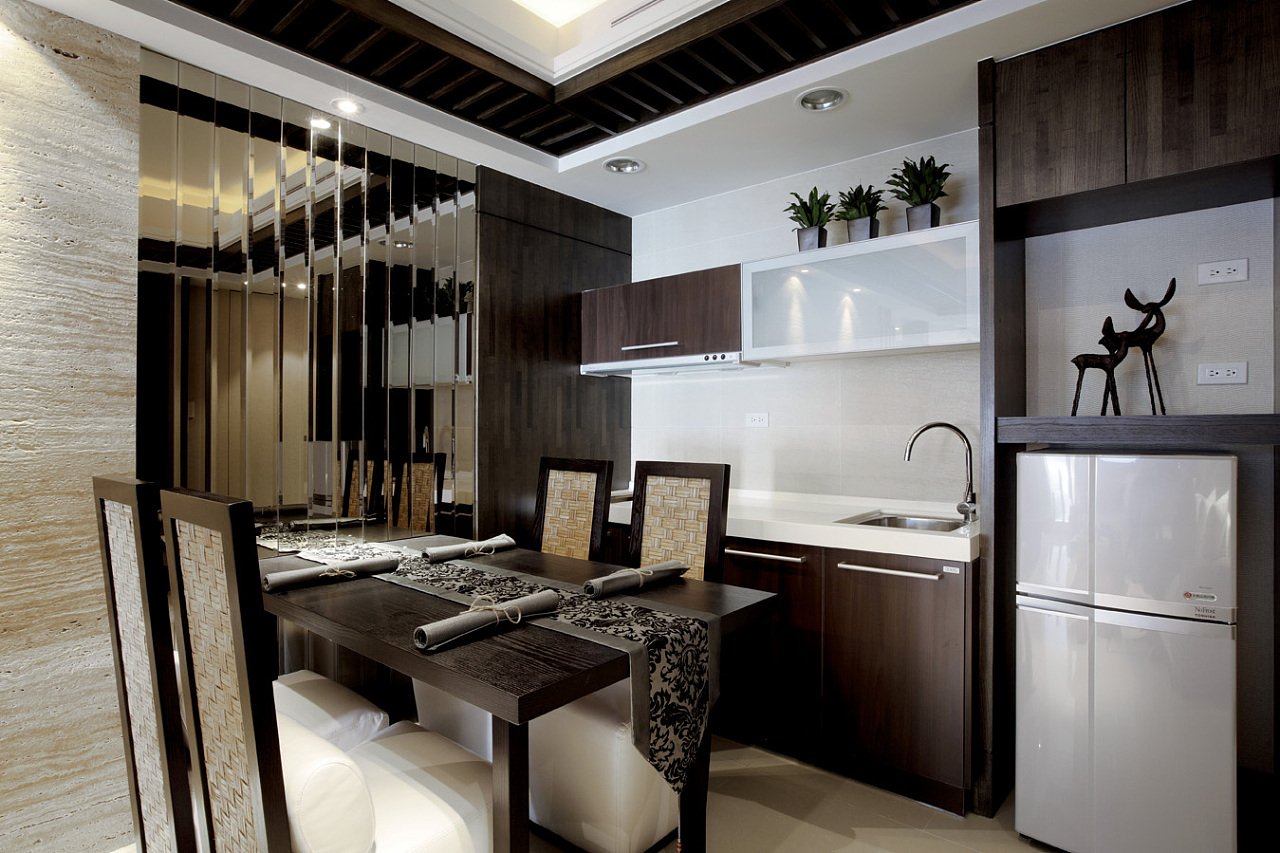 公寓装修,140平米以上装修,20万以上装修,现代简约风格,混搭风格,黑色