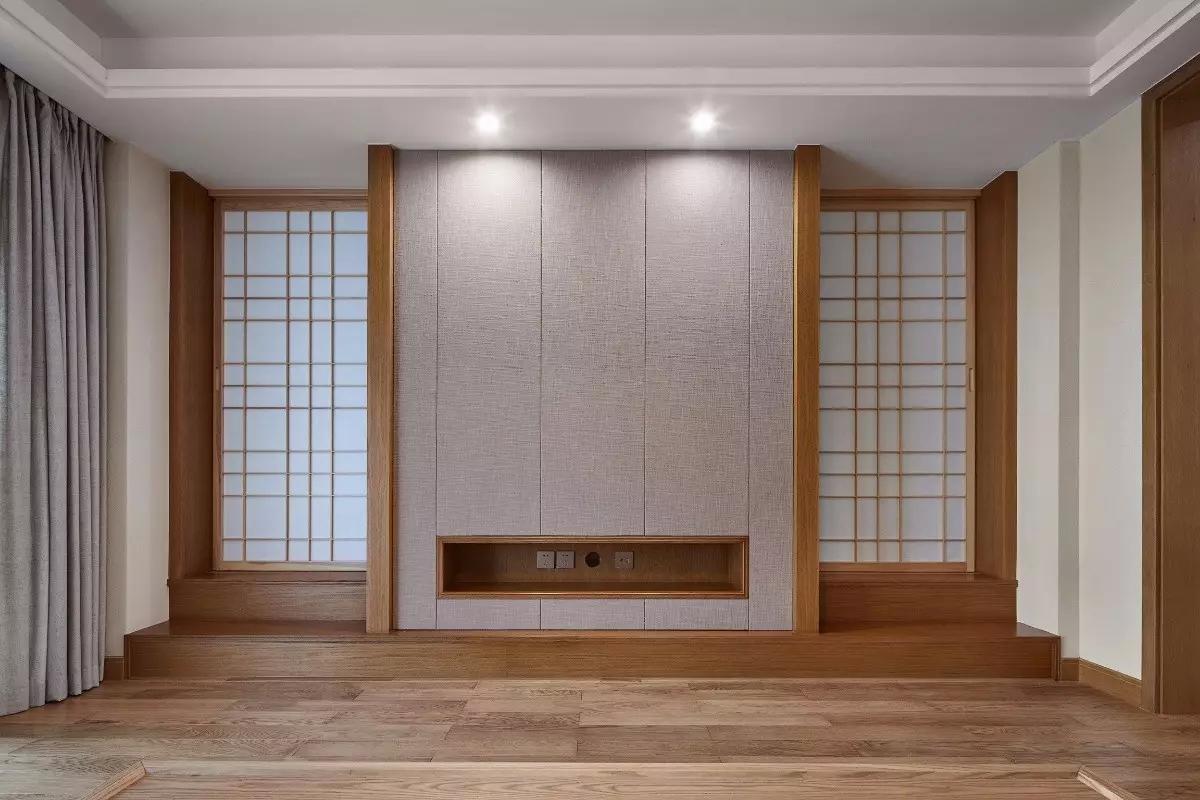 130平米装修,三居室装修,10-15万装修,日式风格,客厅