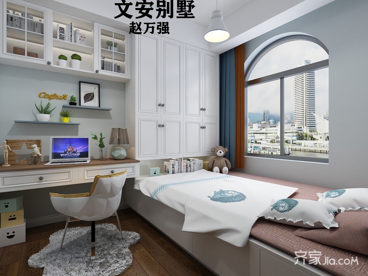 文案孔雀城别墅样板间效果图展示