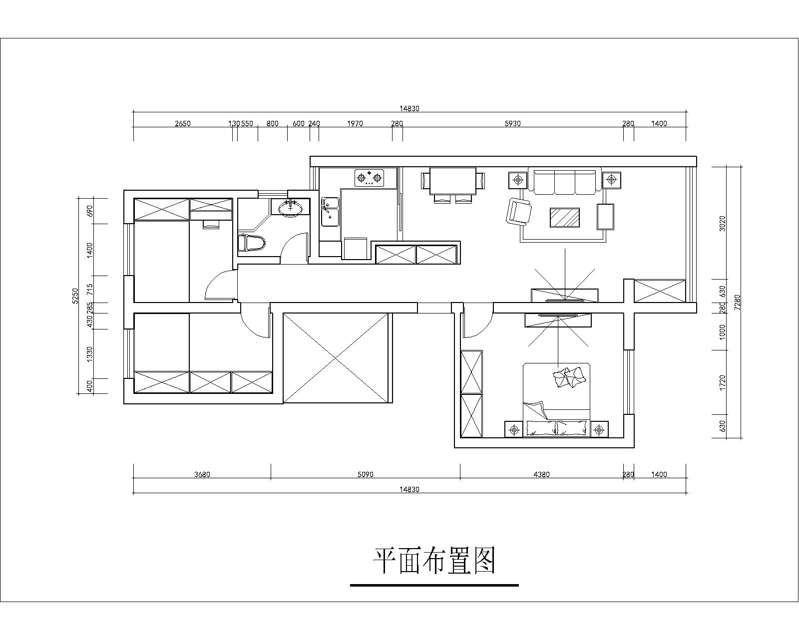 现代简约风---125平三口之家_1657244807_4729368 – 设计本装修效果图