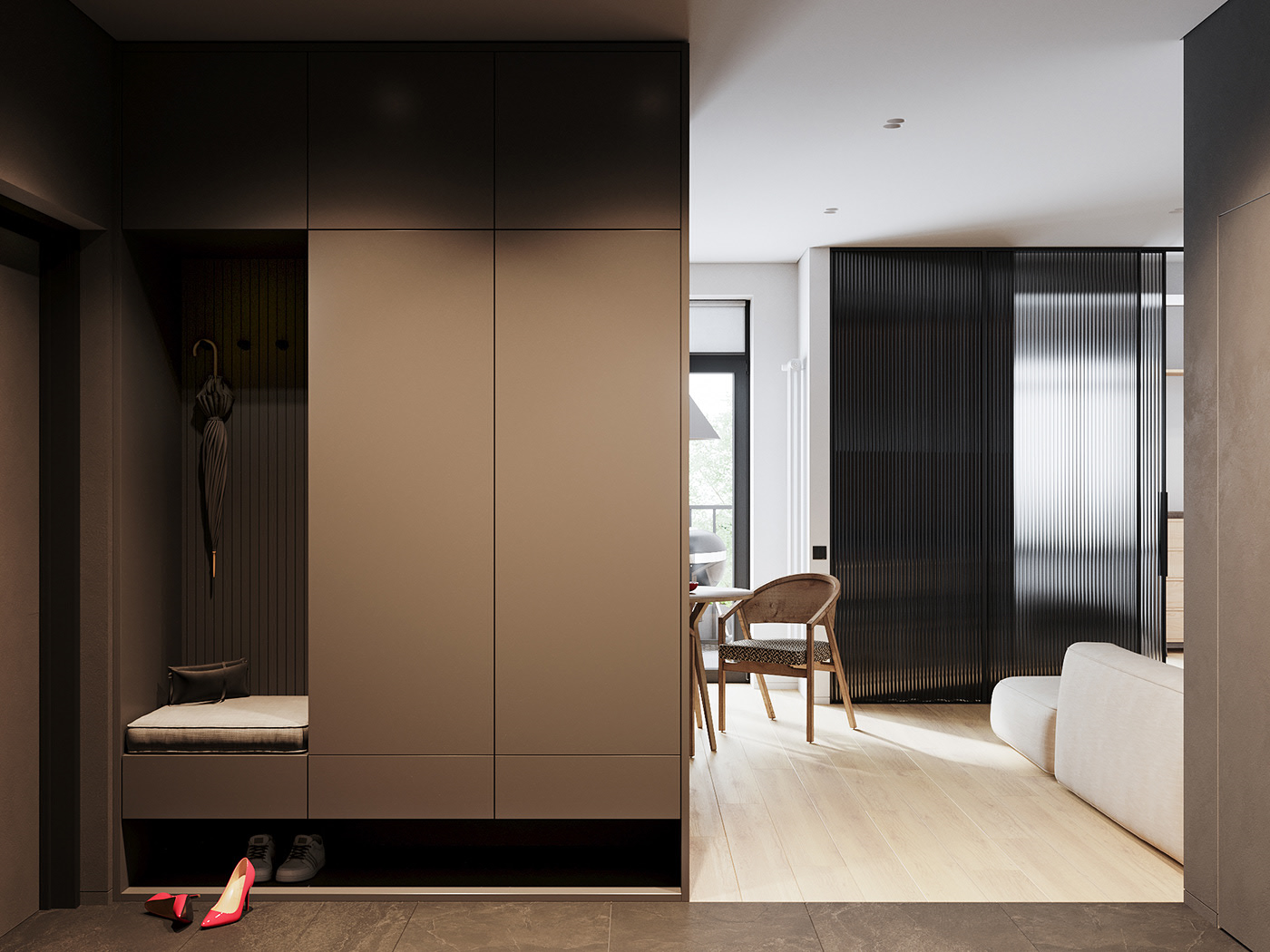 公寓装修,二居室装修,50平米装修,现代简约风格,10-15万装修