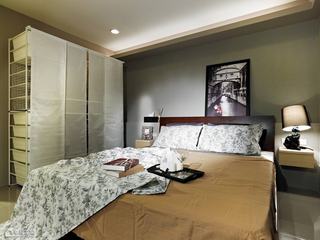 现代简约风格时尚卧室旧房改造家装图
