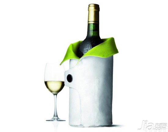 白绿色葡萄酒保冰袋