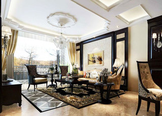 欧式风格奢华欧式客厅装修图片