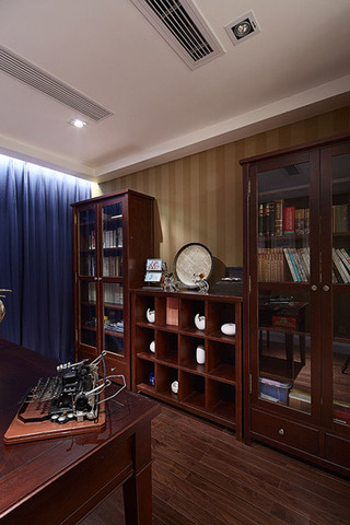 简约风格豪华140平米以上书房装修图片