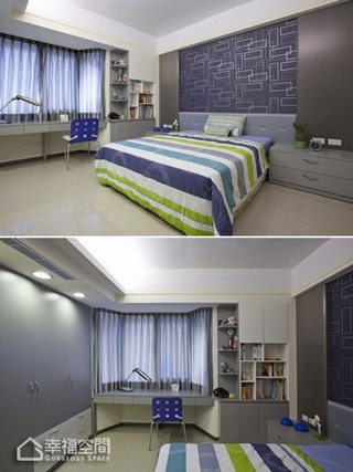 简约风格复式简洁卧室改造