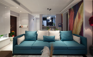 现代简约风格二居室时尚沙发图片