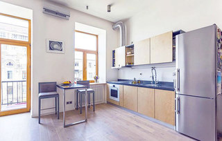 现代简约风格时尚黄色厨房橱柜设计