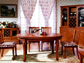 天鹅湖一般的风情 欧式简约餐桌椅家具