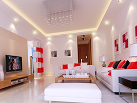 人与自然的均衡之美  现代简约白色客厅家具