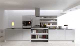 宜家风格简洁白色厨房装修效果图