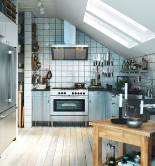 宜家风格舒适灰色厨房橱柜效果图