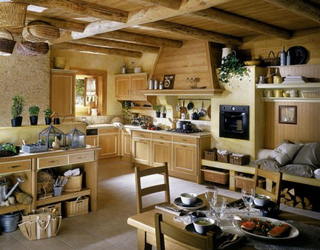 田园风格超小户型厨房设计
