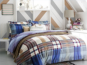 美观淡雅的床品图片 卧室非一般的美