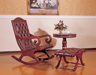 欧式风格时尚冷色调客厅椅子效果图
